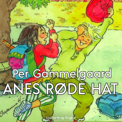 Anes røde hat – omslag til lydbogen af Per Gammelgaard