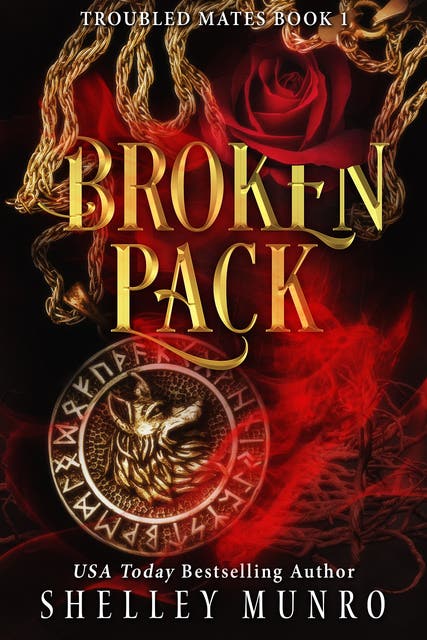 Broken Pack – omslag til lydbogen af Shelley Munro