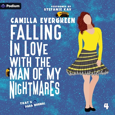 Falling in Love with the Man of My Nightmares – omslag til lydbogen af Camilla Evergreen