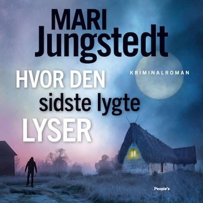 Hvor den sidste lygte lyser – omslag til lydbogen af Mari Jungstedt