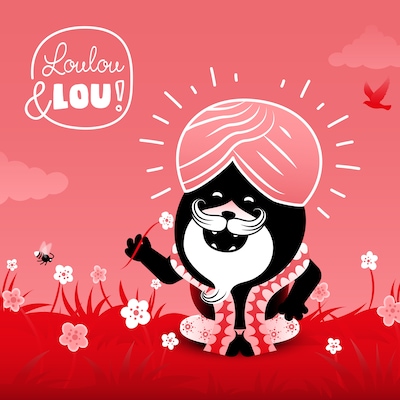Meditation: On Vacation! – omslag til lydbogen af Loulou en Lou