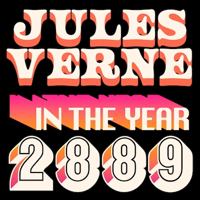 In the Year 2889 – omslag til lydbogen af Jules Verne
