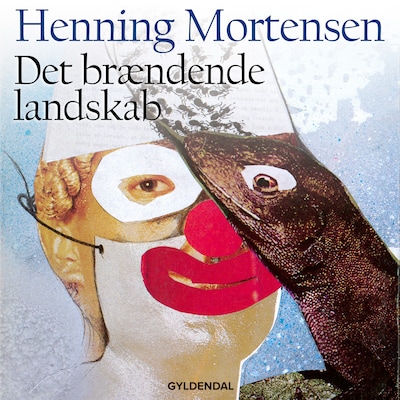 Det brændende landskab – omslag til lydbogen af Henning Mortensen