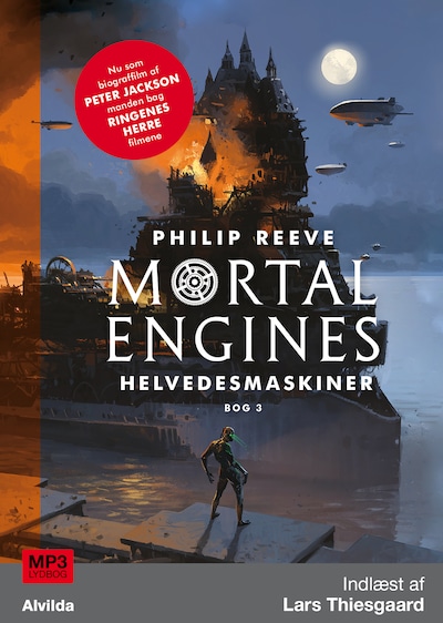 Mortal Engines 3: Helvedesmaskiner – omslag til lydbogen af Philip Reeve