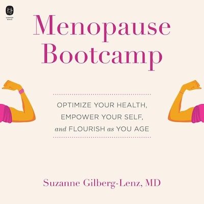 Menopause Bootcamp – omslag til lydbogen af Suzanne Gilberg-Lenz, Marjorie Korn
