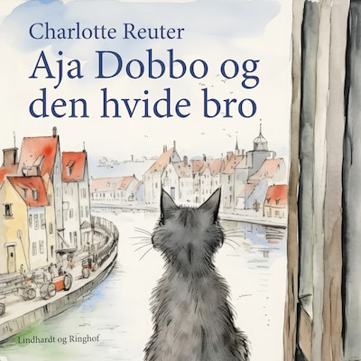 Aja Dobbo og den hvide bro – omslag til lydbogen af Charlotte Reuter