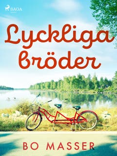 Lyckliga bröder – omslag till ljudboken av Bo Masser
