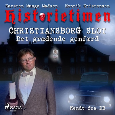 Historietimen 4 - CHRISTIANSBORG SLOT - Det grædende genfærd – omslag til lydbogen af Henrik Kristensen, Karsten Mungo Madsen