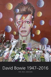 David Bowie 1947-2016 – omslag till ljudboken av Per Åke Jansson