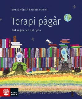 Terapi pågår : det sagda och det tysta – omslag till ljudboken av Isabel Petrini,Niklas Möller