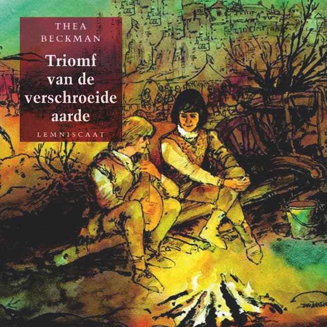 Triomf van de verschroeide aarde – omslag van het luisterboek van Thea Beckman