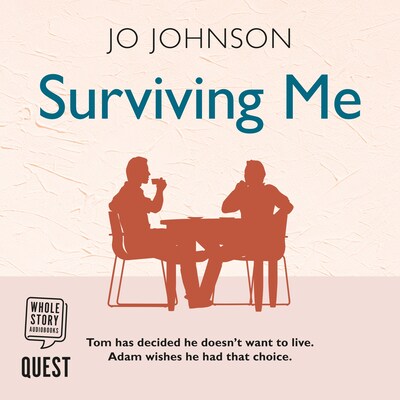 Surviving Me – omslag til lydbogen af Jo Johnson