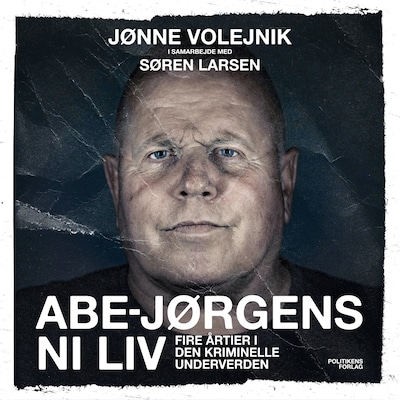 Abe-Jørgens ni liv – omslag til lydbogen af Søren Larsen, Jønne Volejnik