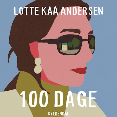 100 dage – omslag til lydbogen af Lotte Kaa Andersen