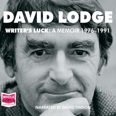 Writer's Luck – omslag til lydbogen af David Lodge