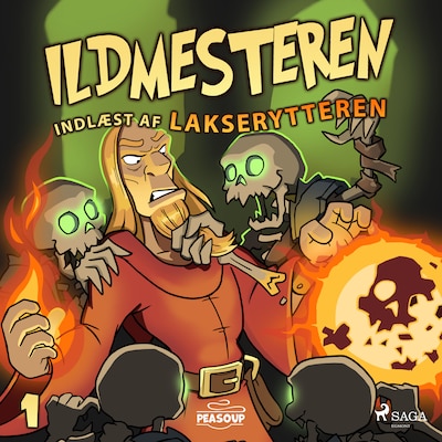 Peasoup 1 - Ildmesteren – omslag til lydbogen af Søren Jønsson