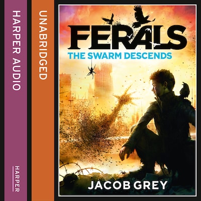 The Swarm Descends – omslag til lydbogen af Jacob Grey