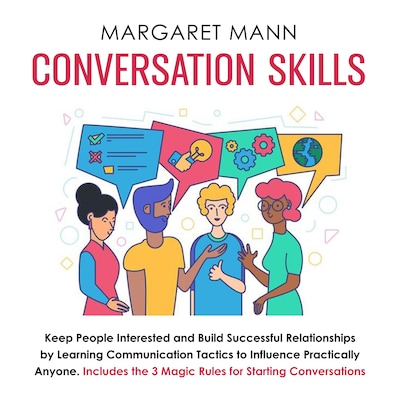 Conversation Skills – omslag van het luisterboek van Margaret Mann