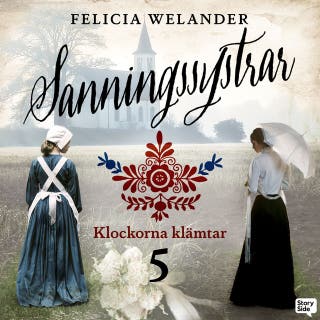 Klockorna klämtar – omslag till ljudboken av Felicia Welander