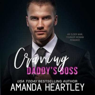 Craving Daddy's Boss – omslag van het luisterboek van Amanda Heartley