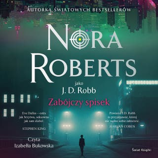 Zabójczy spisek – okładka audiobooka, autor Nora Roberts
