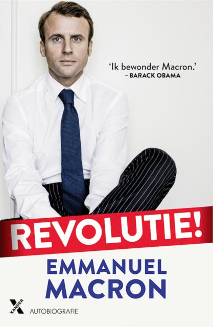 Revolutie! – omslag van het luisterboek van Emmanuel Macron