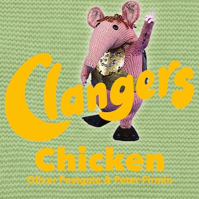 Clangers - Chicken – omslag til lydbogen af Oliver Postgate