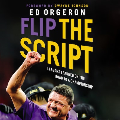 Flip the Script – omslag til lydbogen af Ed Orgeron