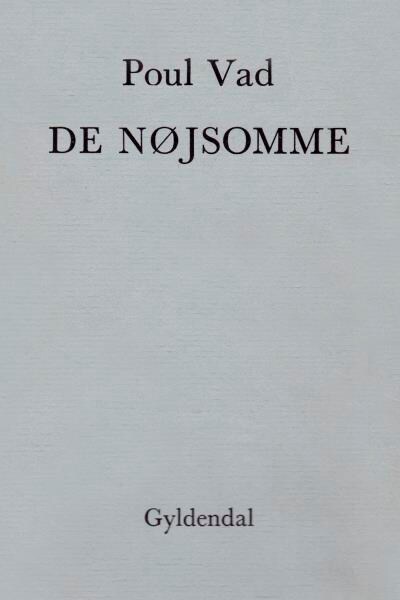 De nøjsomme – omslag til lydbogen af Poul Vad