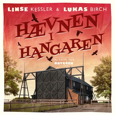 Hævnen i hangaren – omslag til lydbogen af Linse Kessler, Lukas Birch