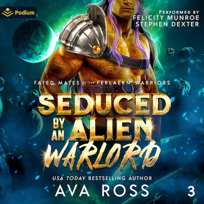Seduced by an Alien Warlord – omslag til lydbogen af Ava Ross