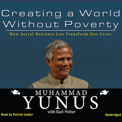 Creating a World without Poverty – omslag til lydbogen af Muhammad Yunus
