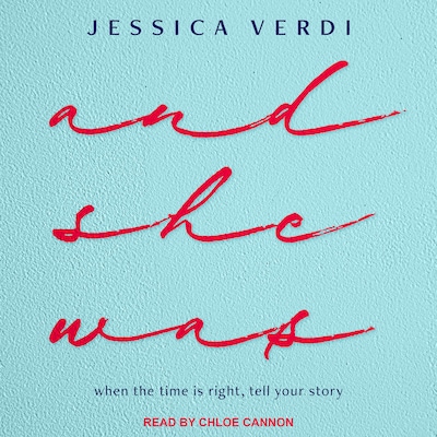 And She Was – omslag til lydbogen af Jessica Verdi