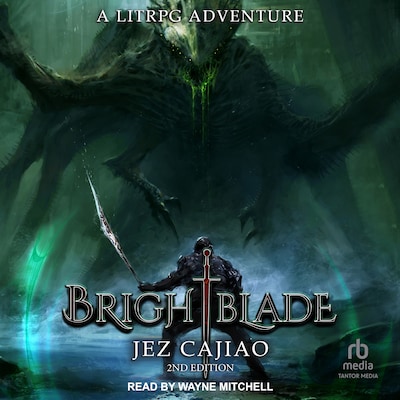 Brightblade, 2nd edition – omslag til lydbogen af Jez Cajiao