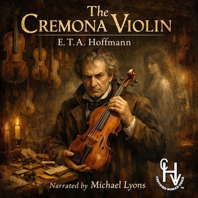 The Cremona Violin – omslag til lydbogen af E. T. A. Hoffmann