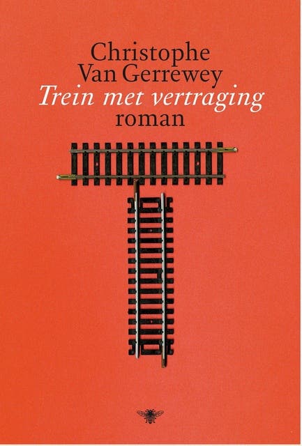 Trein met vertraging – omslag van het luisterboek van Christophe Van Gerrewey