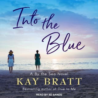 Into the Blue – omslag till ljudboken av Kay Bratt