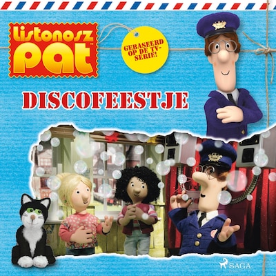 Pieter Post – Discofeestje – omslag van het luisterboek van John A. Cunliffe
