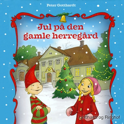 Jul på den gamle herregård – omslag til lydbogen af Peter Gotthardt