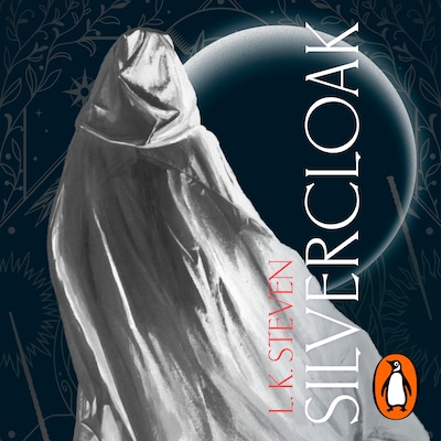 Silvercloak – omslag til lydbogen af L. K. Steven