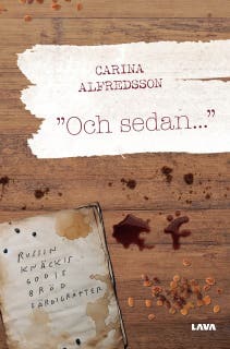 Och sedan... – omslag till ljudboken av Carina Alfredsson
