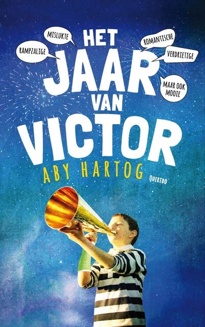 Het jaar van Victor – omslag van het luisterboek van Aby Hartog