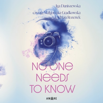 No one needs to know – okładka audiobooka, autor Iga Daniszewska