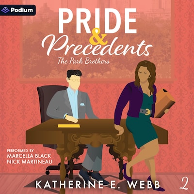Pride & Precedents – omslag til lydbogen af Katherine E. Webb