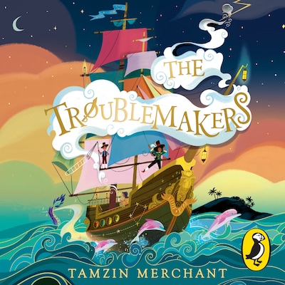 The Troublemakers – omslag til lydbogen af Tamzin Merchant