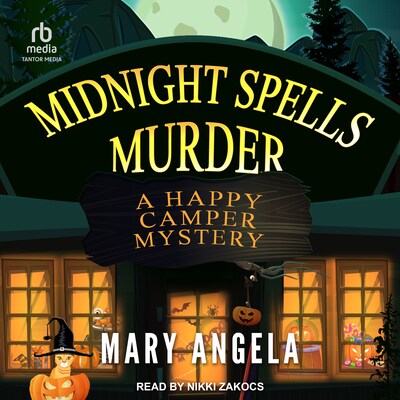 Midnight Spells Murder – omslag til lydbogen af Mary Angela