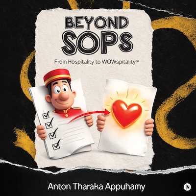 Beyond SOPs: From Hospitality to WOWspitality – omslag til lydbogen af Anton Tharaka Appuhamy