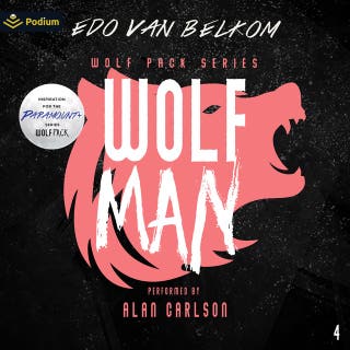Wolf Man: Wolf Pack, Book 4 – omslag till ljudboken av Edo van Belkom