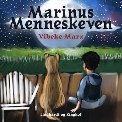 Marinus Menneskeven – omslag til lydbogen af Vibeke Marx