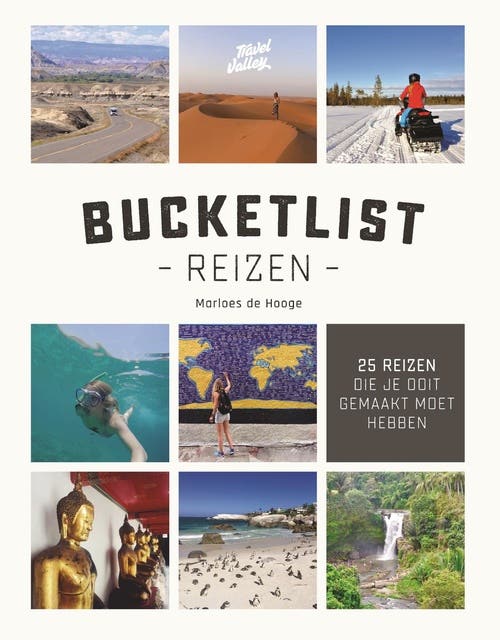 Bucketlist reizen: 25 reizen die je ooit gemaakt moet hebben – omslag van het luisterboek van Marloes de Hooge